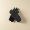 Black thickened warm gloves for both men and women, anti-slip and wear-resistant, suitable for autumn and winter cycling and outdoor work details Picture